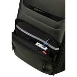 Samsonite Pro-DLX 6 Laptop Backpack 15.6" Green -Tassen en Pasjes 147140 1388 pro dlx 6 backpack 15.6 interioral organisation