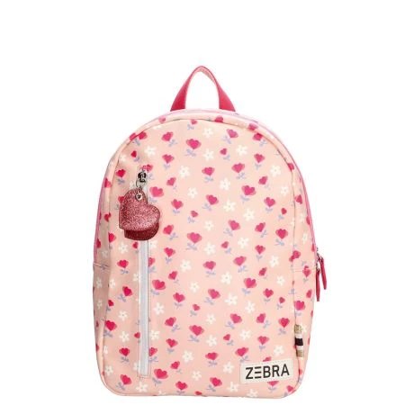 Zebra Girls Rugzak M Flowers Pink 1 Zebra Girls Rugzak M Flowers Pink