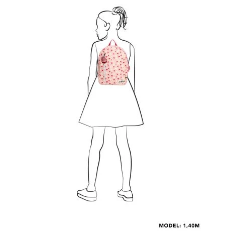 Zebra Girls Rugzak M Flowers Pink 5 Zebra Girls Rugzak M Flowers Pink - Afbeelding 5