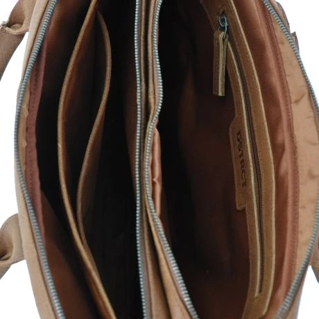 DSTRCT Special Laptopbag 2-vaks 17" Cognac 8 DSTRCT Special Laptopbag 2-vaks 17" Cognac - Afbeelding 8