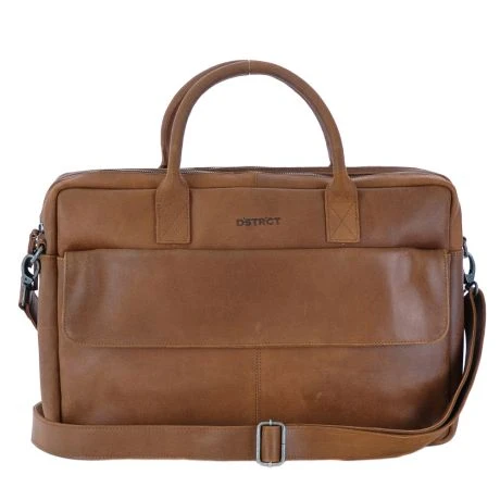 DSTRCT Special Laptopbag 2-vaks 17" Cognac 3 DSTRCT Special Laptopbag 2-vaks 17" Cognac - Afbeelding 3