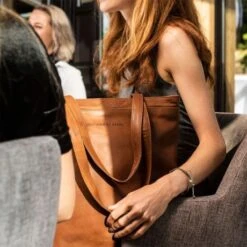 Chesterfield Bonn Shopper Large Cognac -Tassen en Pasjes 4762342640 mjh 7431 1 1