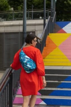 The Healthy Back Bag The Classic Collection S Blue Splash -Tassen en Pasjes 6163 bl ls1 2