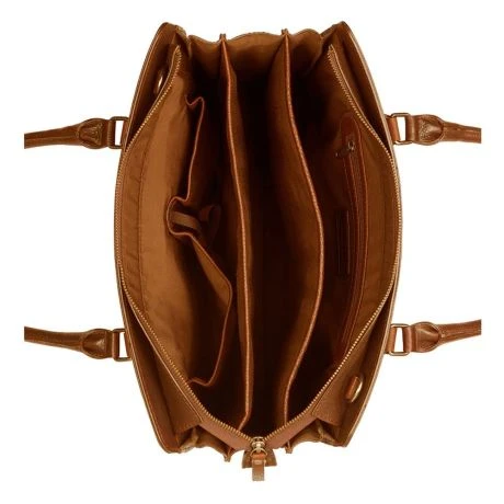 Burkely Antique Avery Handbag M 14" Cognac 4 Burkely Antique Avery Handbag M 14" Cognac - Afbeelding 4