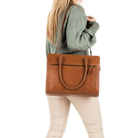 Burkely Antique Avery Handbag M 14" Cognac 7 Burkely Antique Avery Handbag M 14" Cognac - Afbeelding 7