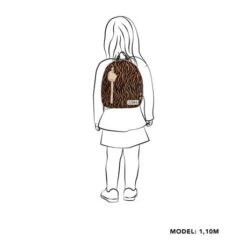 Zebra Trends Kinder Rugzak S Zebra Brown -Tassen en Pasjes 826601 zebrabrown 3