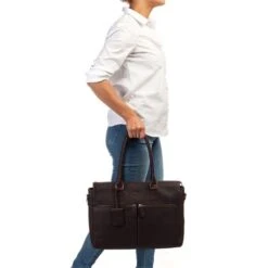 Burkely Antique Avery Dames Laptoptas 2-Zip 15.6" Brown -Tassen en Pasjes a0cde8ec7a08375e4fbb3a13cfd0faab7acd0208
