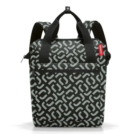 Reisenthel Allrounder R Backpack Signature Black -Tassen en Pasjes allrounder r signature black 1