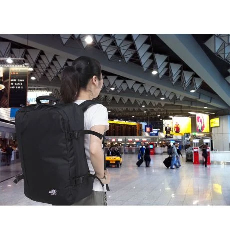 CabinZero Classic 44L Ultra Light Cabin Bag Absolute Black 10 CabinZero Classic 44L Ultra Light Cabin Bag Absolute Black - Afbeelding 10