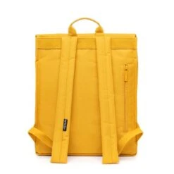 Lefrik Handy Backpack Mini Mustard -Tassen en Pasjes handy mini mustard trasera