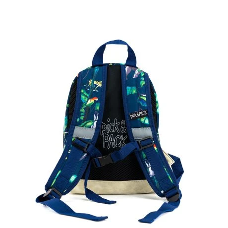 Pick & Pack Rugzak S Happy Jungle Navy 2 Pick & Pack Rugzak S Happy Jungle Navy - Afbeelding 2