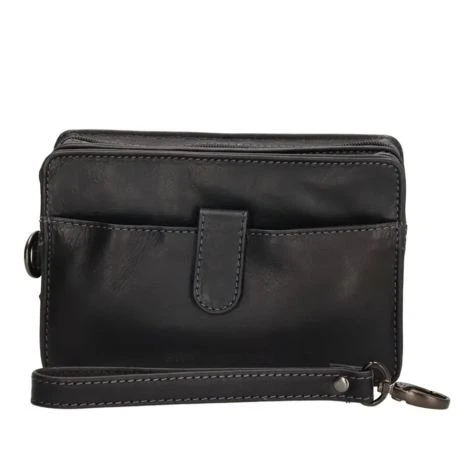 Hide & Stitches Japura Polstas Zwart 001 -Tassen en Pasjes japur polstas zwart