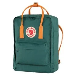Fjallraven Fjällräven Kanken Rugzak Arctic Green - Spicy Orange -Tassen en Pasjes kanken 23510 667 206 f main fjr