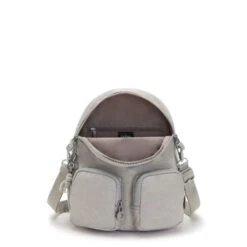 Kipling Firefly Up Backpack Grey Gris -Tassen en Pasjes kipling firefly up grey gris 3