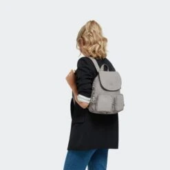 Kipling Firefly Up Backpack Grey Gris -Tassen en Pasjes kipling firefly up grey gris 8