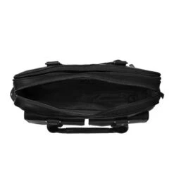 Chesterfield George Laptoptas 15" Black -Tassen en Pasjes leren laptoptas zwart george 3