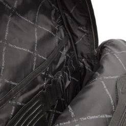 Chesterfield Calgary Rugzak 15" Black -Tassen en Pasjes leren rugzak zwart calgary 1