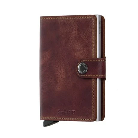 Secrid Mini Wallet Portemonnee Vintage Brown 1 Secrid Mini Wallet Portemonnee Vintage Brown