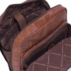 Chesterfield Mack Laptop Rugzak 15.4'' Cognac -Tassen en Pasjes maci cognac 4
