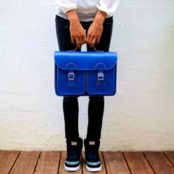 OldSchool Bags Schooltas Extra Large Aqua -Tassen en Pasjes mg 3406 2