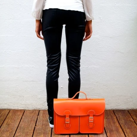 OldSchool Bags Schooltas Extra Large Kastanje Bruin 5 OldSchool Bags Schooltas Extra Large Kastanje Bruin - Afbeelding 5