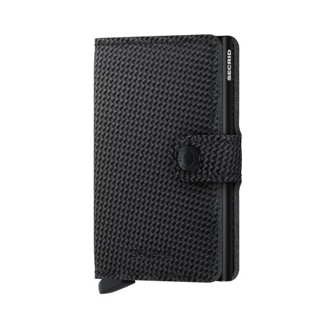 Secrid Mini Wallet Portemonnee Carbon Black 1 Secrid Mini Wallet Portemonnee Carbon Black