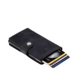 Secrid Mini Wallet Portemonnee Vintage Black -Tassen en Pasjes miniwallet vintageblack bagageonline 2