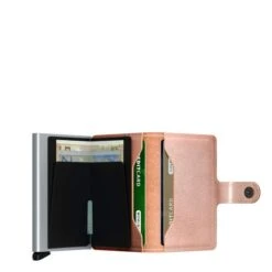 Secrid Mini Wallet Portemonnee Metallic Rose -Tassen en Pasjes mme rose 4