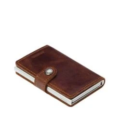 Secrid Mini Wallet Portemonnee Vintage Brown 7 Secrid Mini Wallet Portemonnee Vintage Brown -Tassen en Pasjes mv brown 1 3d
