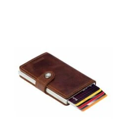 Secrid Mini Wallet Portemonnee Vintage Brown 9 Secrid Mini Wallet Portemonnee Vintage Brown -Tassen en Pasjes mv brown 2 3d