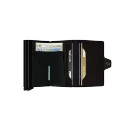 Secrid Twin Wallet Portemonnee Crisple Black 5 Secrid Twin Wallet Portemonnee Crisple Black -Tassen en Pasjes open t crisple black