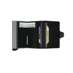 Secrid Twin Wallet Portemonnee Original Black -Tassen en Pasjes open t original black