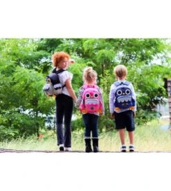 Pick & Pack Rugzak S Owl Shape Blue Melange -Tassen en Pasjes pp1504 16 pp1504 20 pp1504 21 1