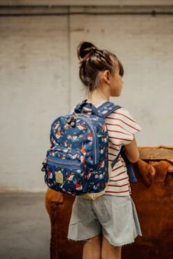 Pick & Pack Rugzak M Birds Navy -Tassen en Pasjes pp20141 14