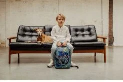 Pick & Pack Rugzak M Dangerous Cat Jeans Blue -Tassen en Pasjes pp20192 08