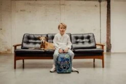 Pick & Pack Rugzak L Dangerous Cat Jeans Blue