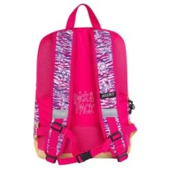 Pick & Pack Rugzak L Tiger Skin Rosa -Tassen en Pasjes pp20341 45 back