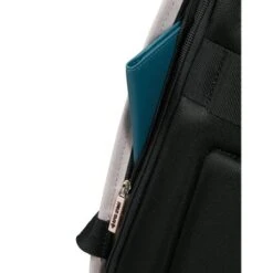 Samsonite Securipak Laptop Backpack S 14.1" Stone Grey -Tassen en Pasjes prod col 130109 1830 back pocket