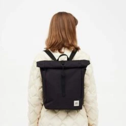 Lefrik Mini Roll Backpack 13" Black -Tassen en Pasjes roll mini black 7