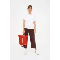 Lefrik Mini Roll Backpack 13" Rust -Tassen en Pasjes roll mini rust 5