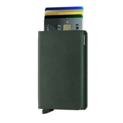 Secrid Slim Wallet Portemonnee Original Green -Tassen en Pasjes s original green 1 front cards