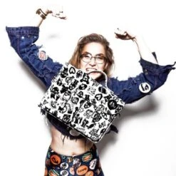 OldSchool Bags Schooltas Extra Large Dark Side Special Fashion Edition -Tassen en Pasjes schoudertas bas kosters oldschool bags xl dark side1