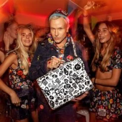 OldSchool Bags Schooltas Extra Large Dark Side Special Fashion Edition -Tassen en Pasjes schoudertas bas kosters oldschool bags xl dark side3