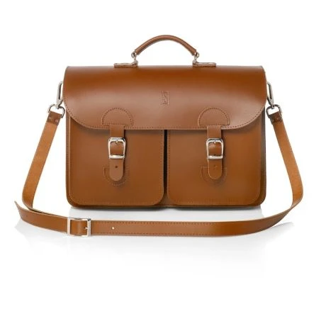 OldSchool Bags Schooltas Extra Large Kastanje Bruin 2 OldSchool Bags Schooltas Extra Large Kastanje Bruin - Afbeelding 2