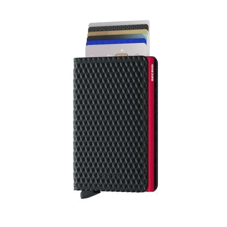 Secrid Slim Wallet Portemonnee Cubic Black / Red 2 Secrid Slim Wallet Portemonnee Cubic Black / Red - Afbeelding 2