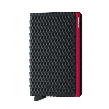 Secrid Slim Wallet Portemonnee Cubic Black / Red 1 Secrid Slim Wallet Portemonnee Cubic Black / Red