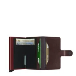 Secrid Mini Wallet Portemonnee Metallic Moro -Tassen en Pasjes secrid m metallic moro open
