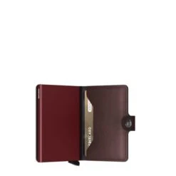Secrid Mini Wallet Portemonnee Metallic Moro -Tassen en Pasjes secrid m metallic moro semi open