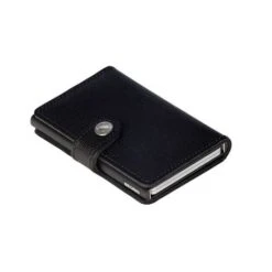 Secrid Mini Wallet Portemonnee Crisple Black -Tassen en Pasjes secrid mini wallet crisple black bagageonline