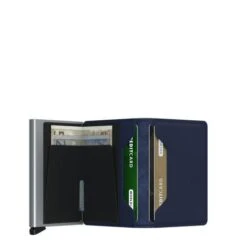 Secrid Slim Wallet Portemonnee Original Navy -Tassen en Pasjes secrid s original navy open